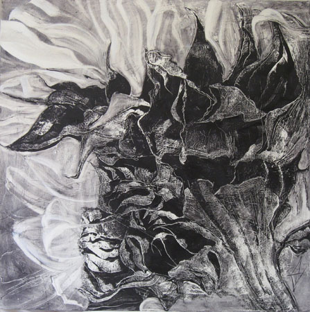 thumbnail of "barboursville cows I" landscape painting by tracy verkerke in oil